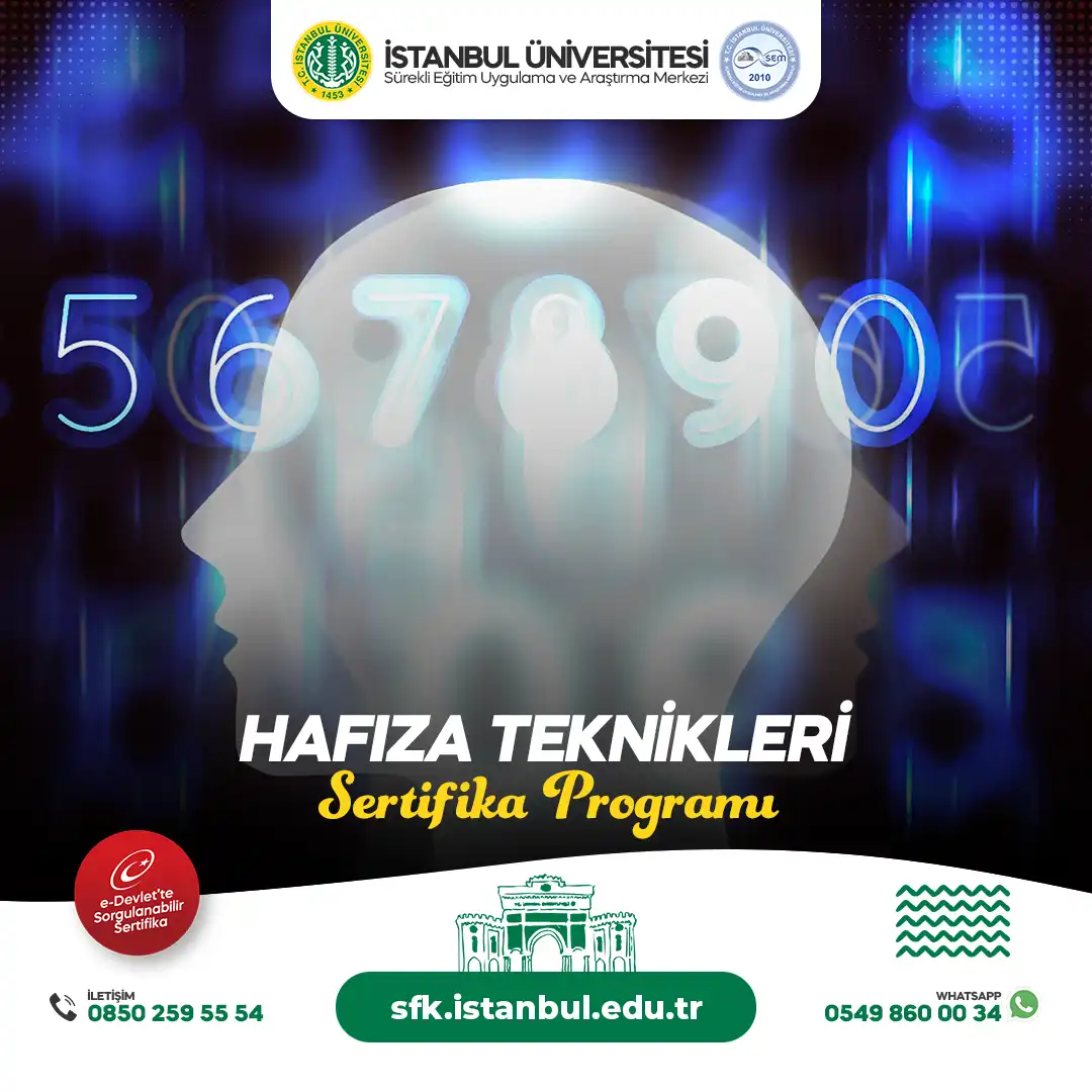 Hafıza Teknikleri Eğitimi Sertifika Programı (Canlı)